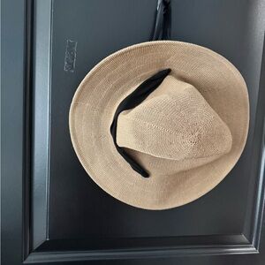 Torrid Beige Woven Hat with Black Band